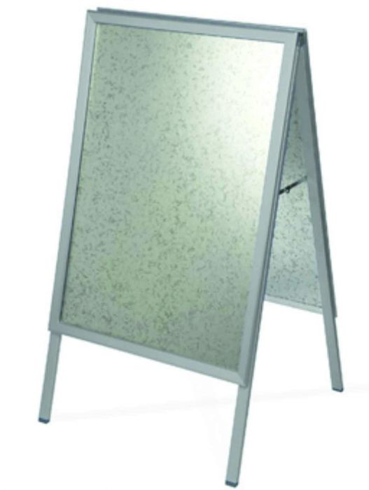 Silver A- Board Pavement sign A1 size