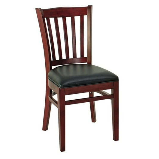 Worcester Upholstered Chair in Dark Walnut