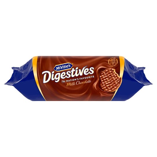 McVitie's Digestives Milk Chocolate 266g Pack size: Case of 15