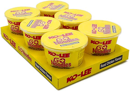 Ko-Lee Go Noodles Roast Chicken Flavour 65g Pack size: Case of 6