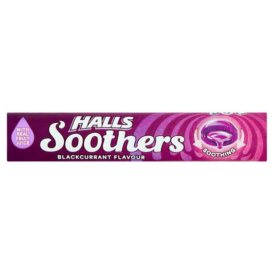 Halls Soothers Blackcurrant Juice Sweets 45g Pack size: Case of 20