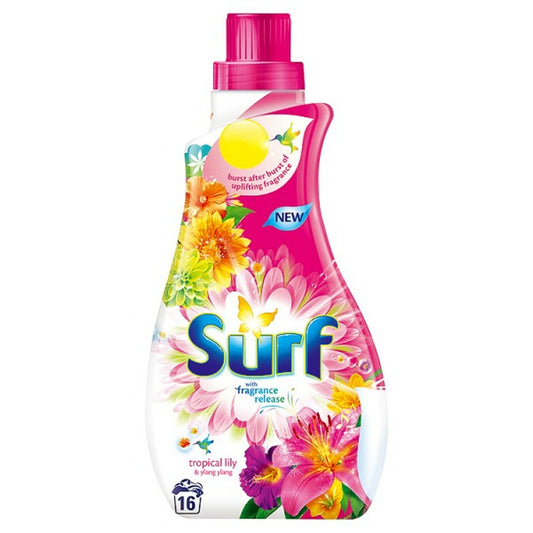 Surf Tropical Lily & Ylang Washing Liquid 16 Wash 560ml  Pack size: Case of 4