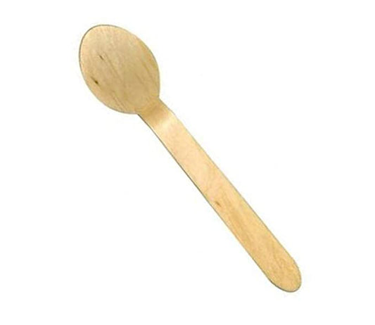 Plastico 100 Wooden Teaspoons
