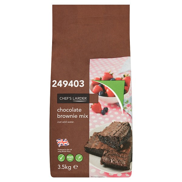 Chef's Larder Chocolate Brownie Mix 3.5kg case of 4