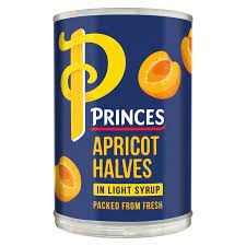 Princes Apricot Halves in Light Syrup 410g Pack size: Case of 6