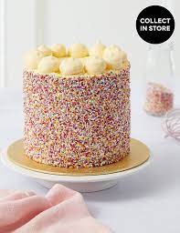 Rainbow Layers Cake (Serves 12)