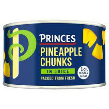 Princes Pineapple Chunks in Juice 227g Pack size: Case of 6