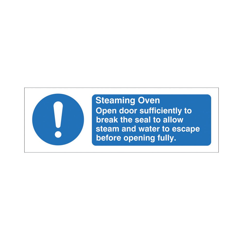 Steaming Oven Sign