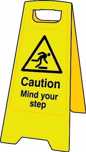 Heavy Duty A-Board Mind Your Step SignPack size: Case of 1