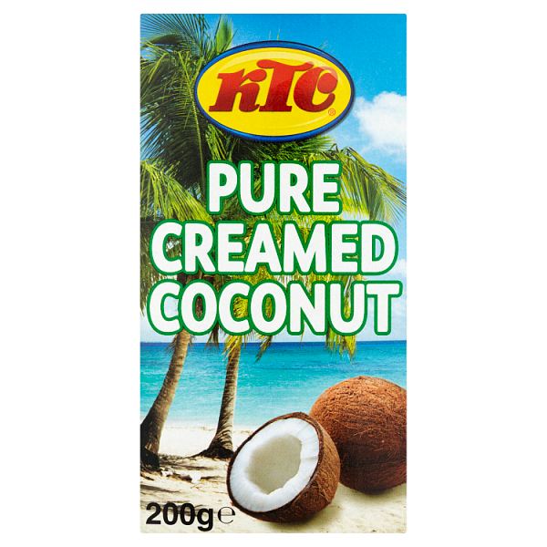 KTC Pure Creamed Coconut 200g case of 1