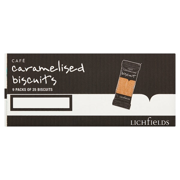 Lichfields 225 Café Caramelised Biscuits case of 1