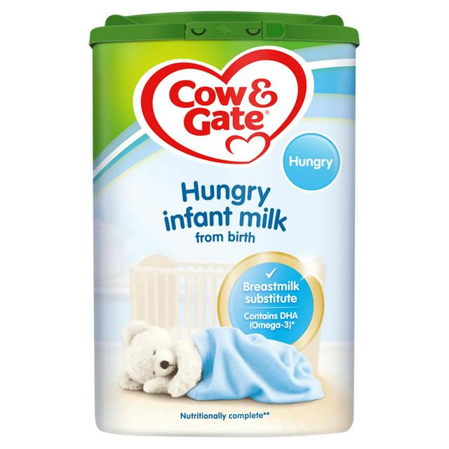 Cow & Gate Hungry Baby Milk Formula From Birth 800g