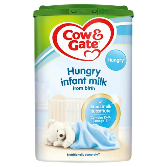 Cow & Gate Hungry Baby Milk Formula From Birth 800g