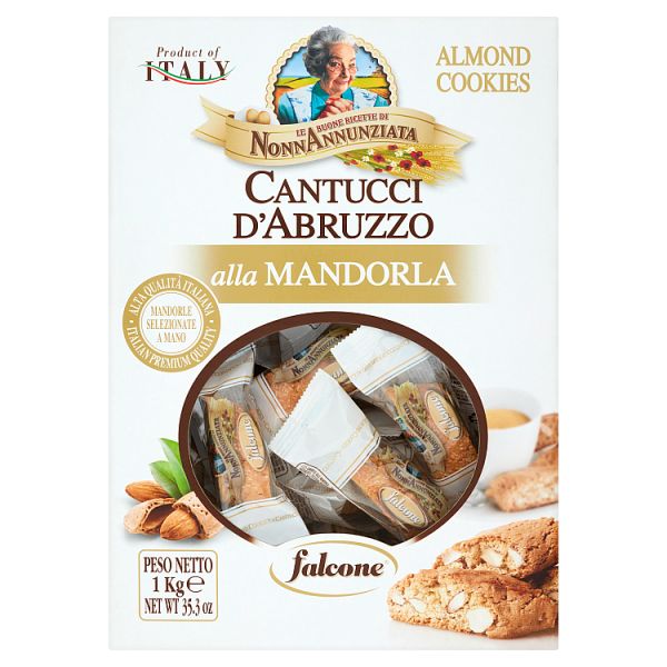 Nonn Annunziata Almond Cookies 1kg Pack size: Case of 125