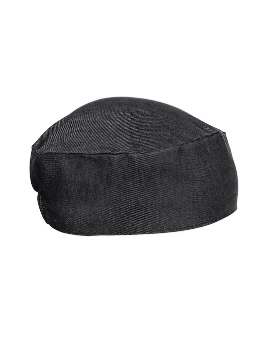 Chef Skull Cap Black Denim - Pack of 2 Pack size: Case of 1