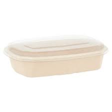 BioPak 950ml Takeaway Trays & Lids Octagon 25pcs