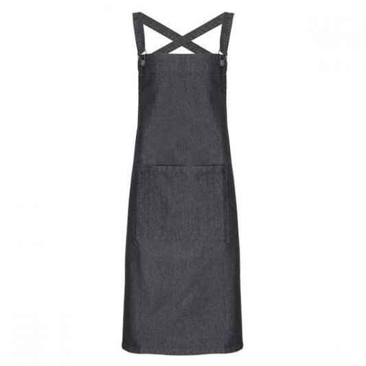 Cross Back Barista Apron Black