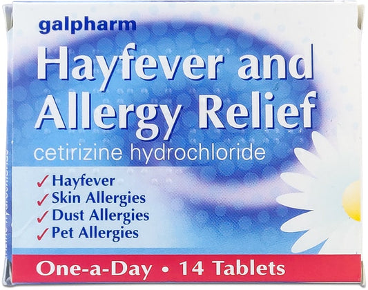 Galpharm Hayfever and Allergy Relief 14 Tablets Pack size: Case of 10