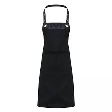 Espresso Bib Apron Black/Black