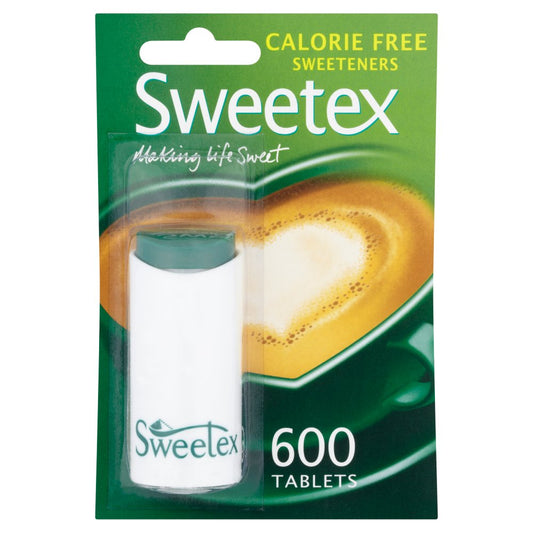 Sweetex Calorie Free Sweeteners 600 Tablets Pack size: Case of 6