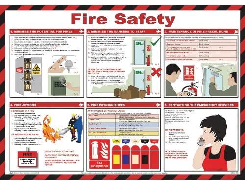 Safety Poster - Fire Safety Pack size: Case of 1