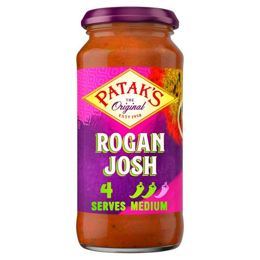 Patak's Rogan Josh Curry Sauce 450g Pack size: Case of 6