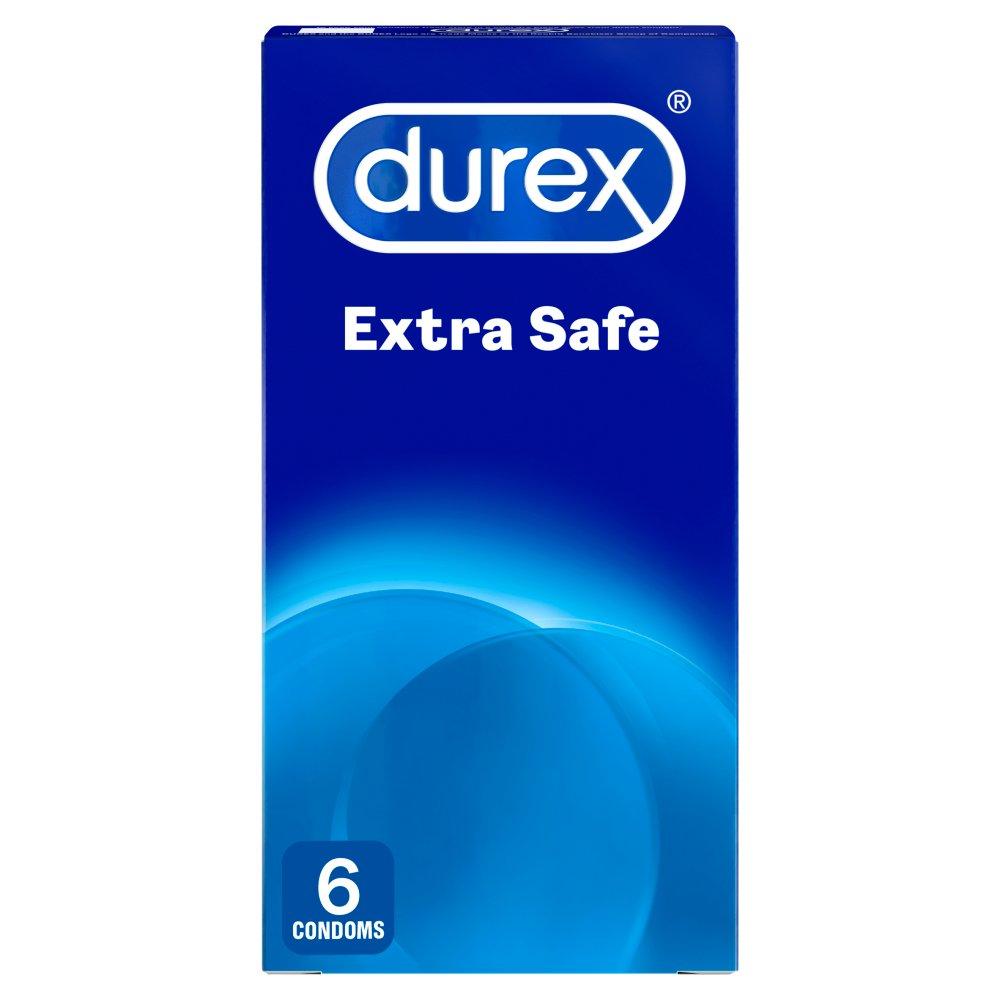 Durex Extra Safe Thick 6 Condoms Case of 6