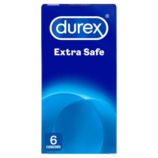 Durex Extra Safe Thick 6 Condoms Case of 6