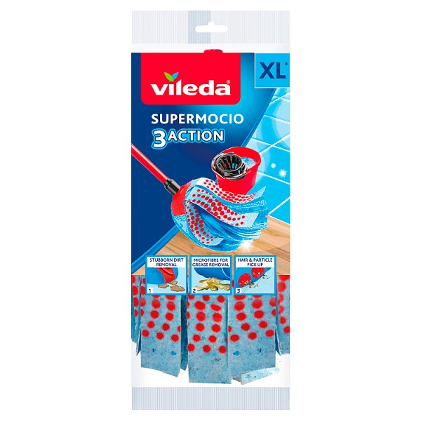 Vileda SuperMocio 3Action XL Mop Refill