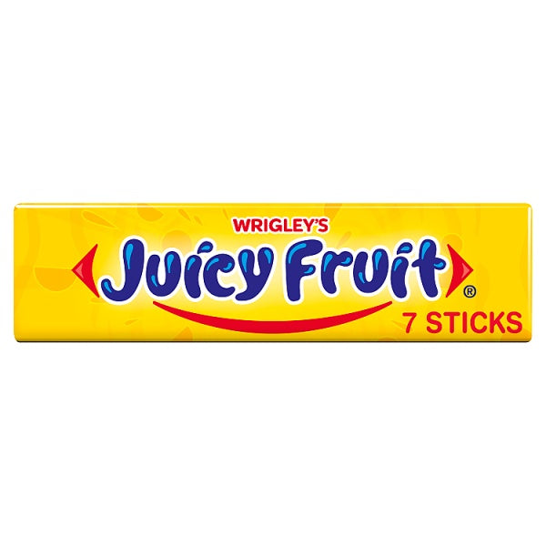 Wrigley's Juicy Fruit Chewing Gum 7 Sticks 18g Case Of 14 - Collectionmarket