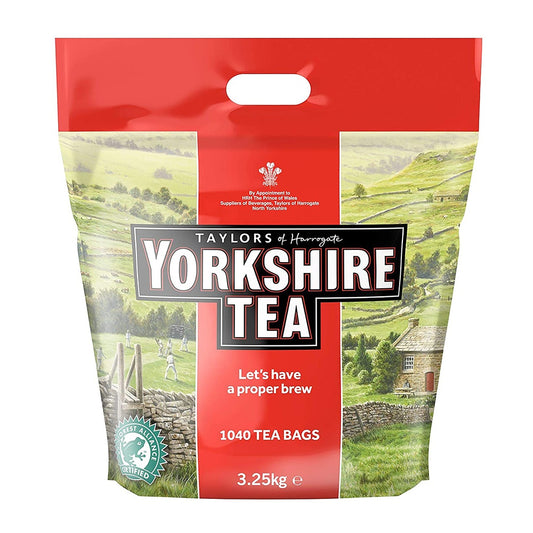 Yorkshire 2 Cup Teabags Pack size: Case of 1