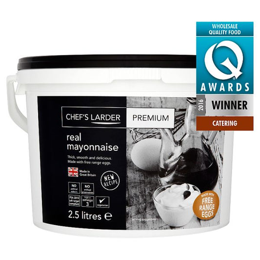 Chef's Larder Premium Real Mayonnaise 2.5 Litres