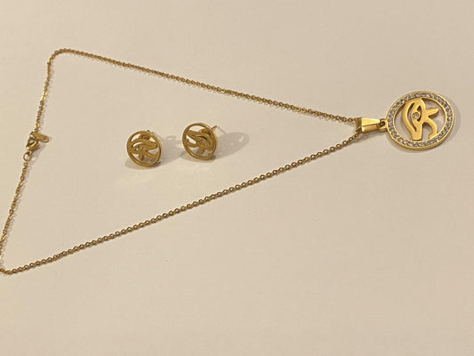 Beautiful necklace and Matching earrings - Collectionmarket