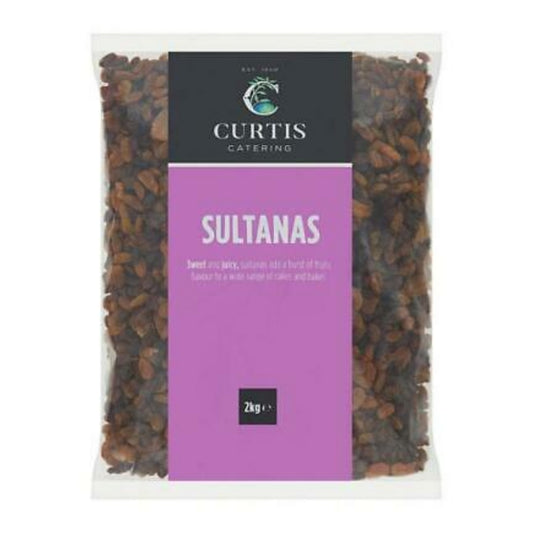 Curtis Catering Sultanas 2kg Pack size: Case of 6
