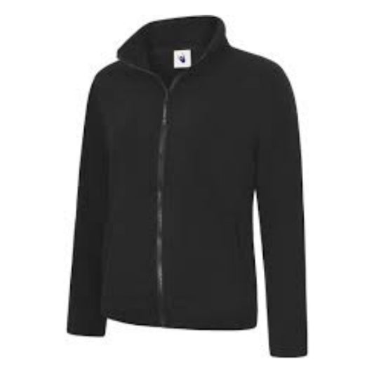 Womens Classic Full Zip Micro Fleece Black (16)