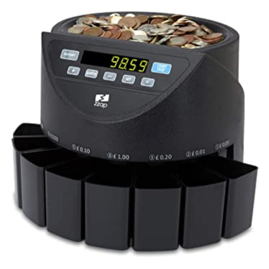 ZZap CS20 Coin Counter & Sorter Pack size: Case of 1