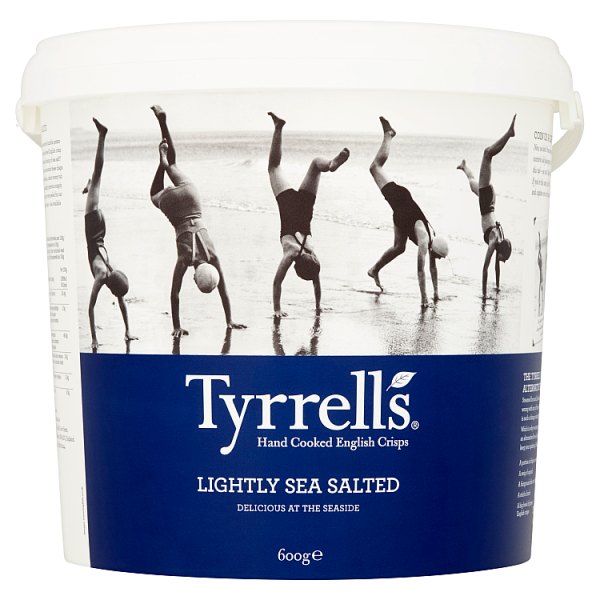 Tyrrells Hand Cooked English Crisps Lightly Sea Salted 600g - Collectionmarket