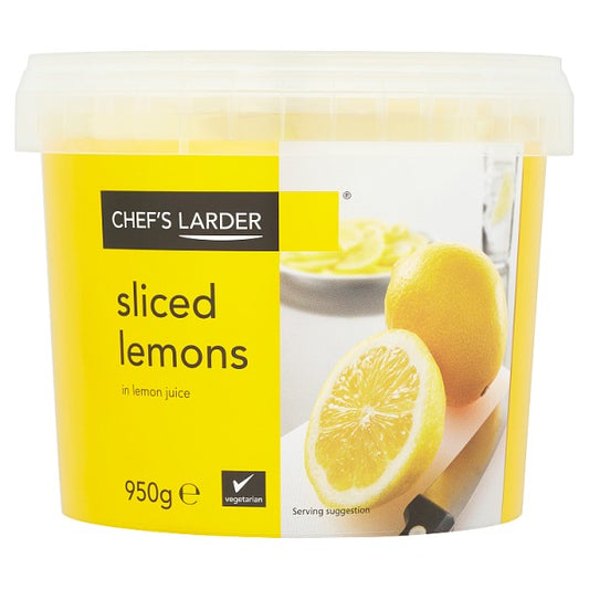 Chef's Larder Sliced Lemons in Lemon Juice 950g (Drained Weight 510g) case of 1