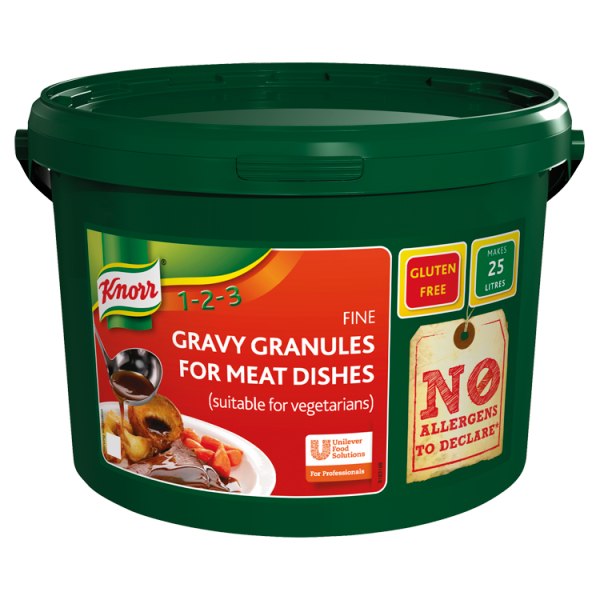 Knorr Gluten Free Gravy Granules for Meat Dishes 25L