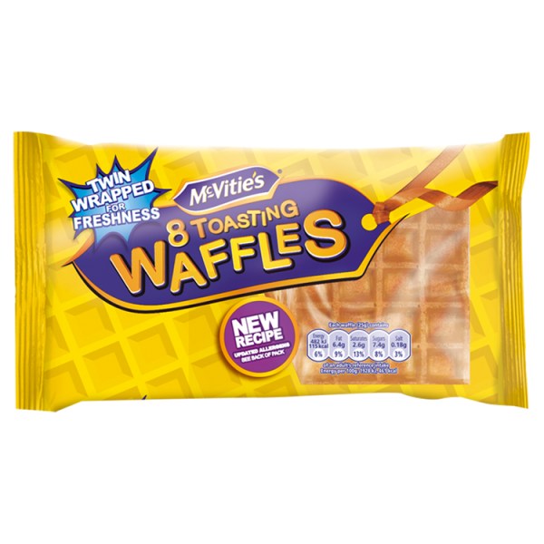McVitie's 8 Toasting Waffles 200g - Collectionmarket