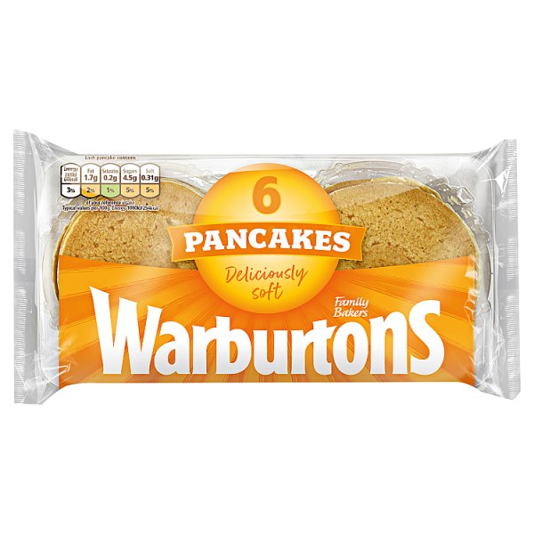 Warburtons 6 Pancakes - Collectionmarket