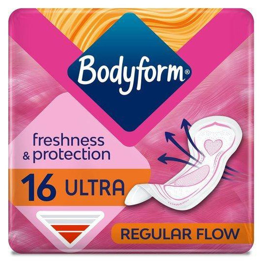 Bodyform Ultra Normal Wing Sanitary Towels 14 Pack - Collectionmarket