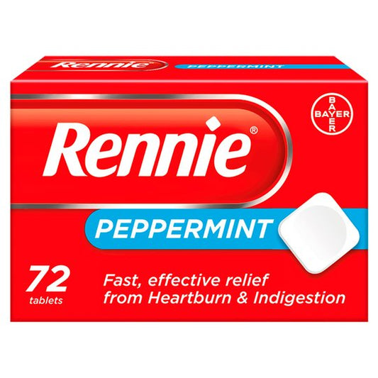 Rennie Peppermint Indigestion Tablets 72S