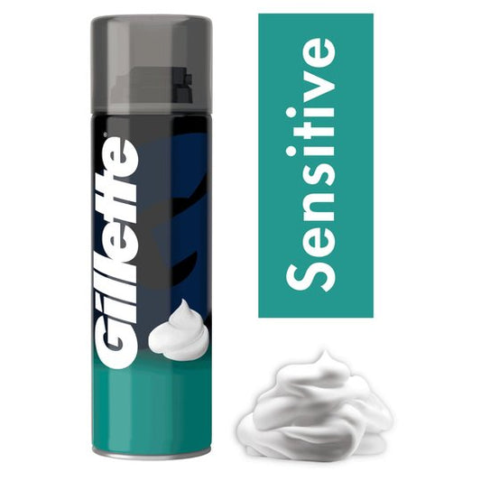 Gillette Classic Sensitive Skin Shave Foam 200Ml