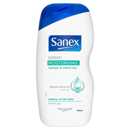 Sanex Dermo Moisturising Shower Gel 450Ml